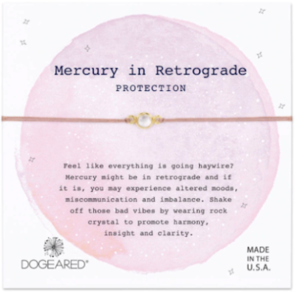 NEW Dogeared Dogeared Mercury in Retrograde Bracelet - Gold